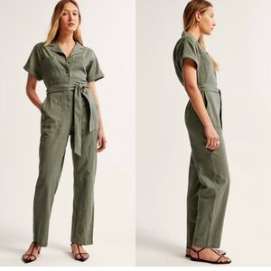 Olive Green Jumpsuit